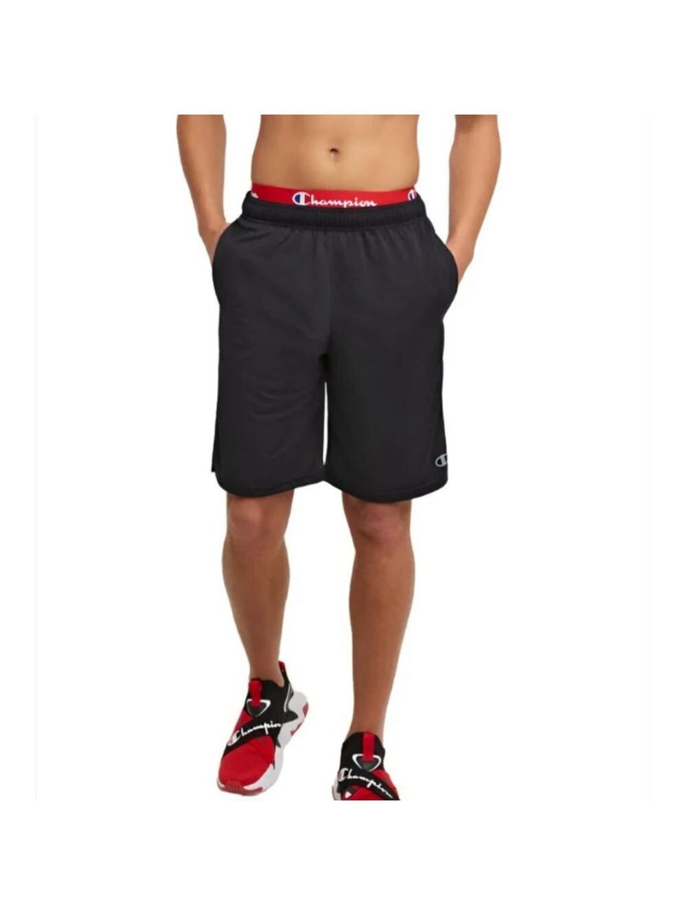 Men's Champion Athletic Moisture Wicking Shorts 9" inseam M soft & comfy